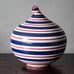Stig Lindberg for Gustavsberg, large lidded faience "onion" jar J1464