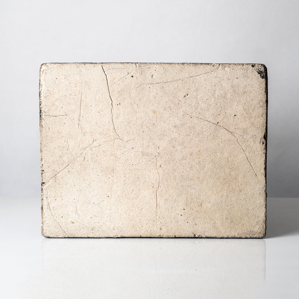 Francesca Mascitti Lindh for Arabia, Finland, Unique stoneware tile with floral motif H1424