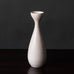 Carl Harry Stålhane for Rörstrand, Sweden, stoneware vase with matte white glaze L3274