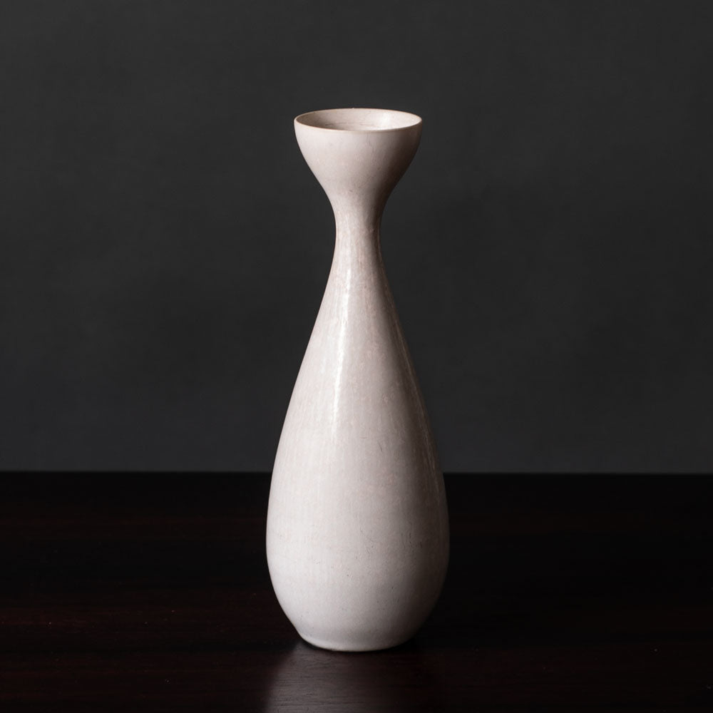 Three vases with white glaze by Carl Harry Stålhane for Rörstrand, Sweden