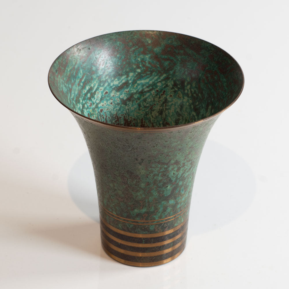 Carl Sorensen, US, patinated bronze vase M5570