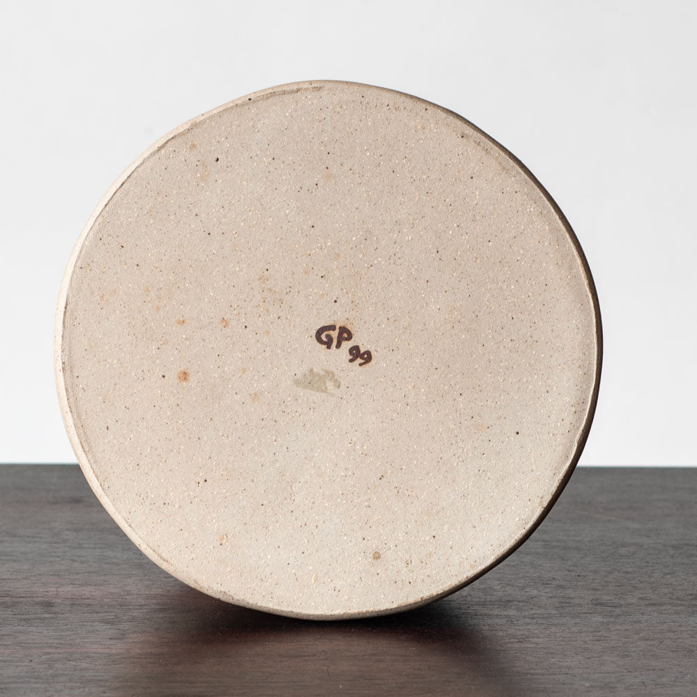 Gustavo Pérez, own studio, Mexico, partially glazed vessel with incised pattern L3271