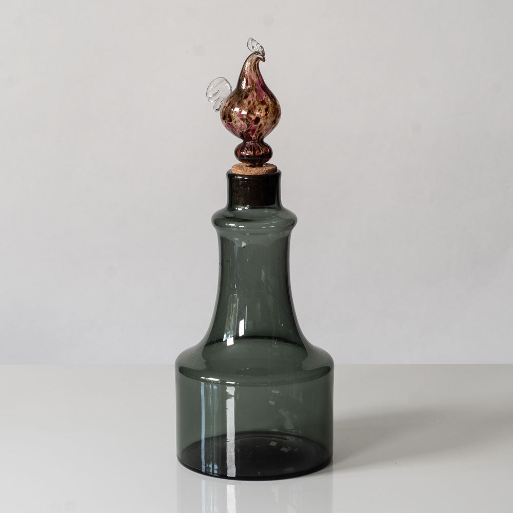 Kaj Franck for Nuutäjarvi-Nottsjö, Finland, decanter with rooster stopper L3847
