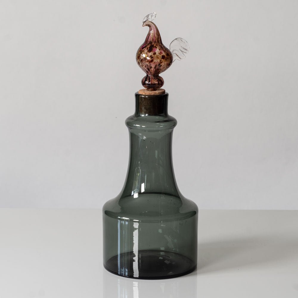 Kaj Franck for Nuutäjarvi-Nottsjö, Finland, decanter with rooster stopper L3847