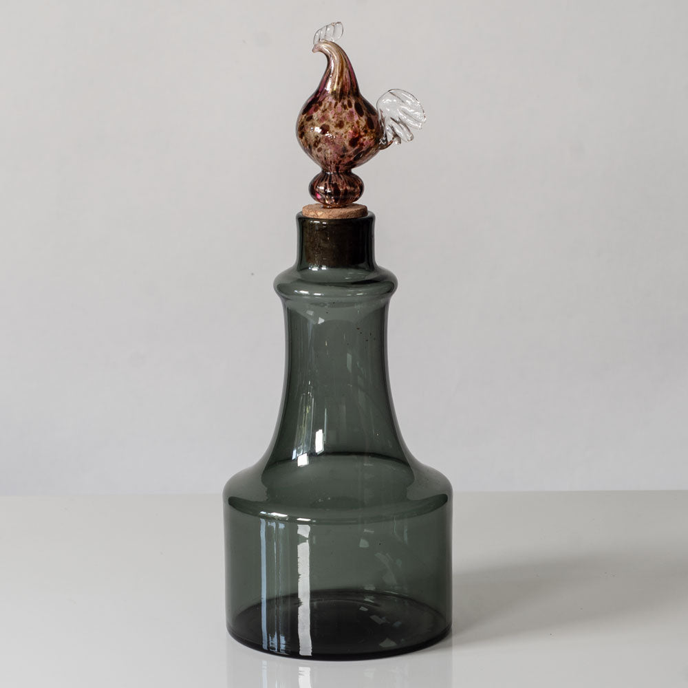 Kaj Franck for Nuutäjarvi-Nottsjö, Finland, decanter with rooster stopper L3847