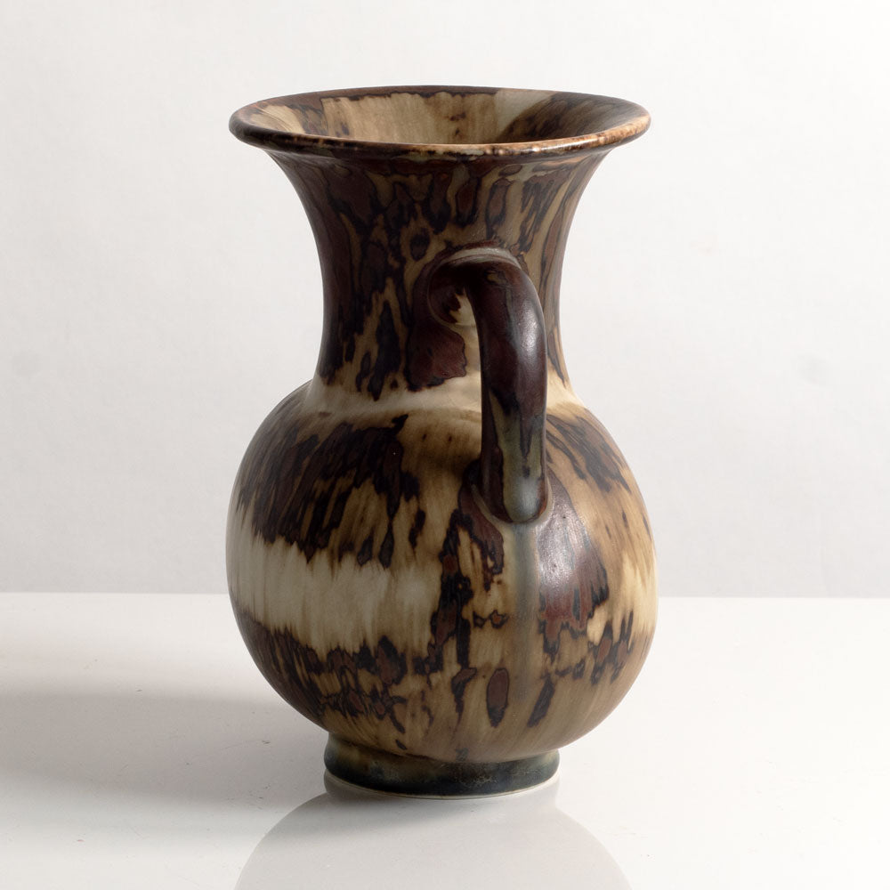Bode Willumsen for Royal Copenhagen, Denmark, two handled vase with Sung glaze M5478