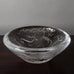 Vicke Lindstrand for Kosta, clear glass bowl with engraved figures J1453