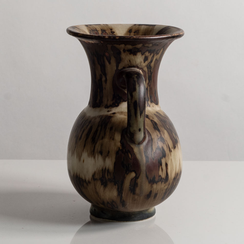 Bode Willumsen for Royal Copenhagen, Denmark, two handled vase with Sung glaze M5478
