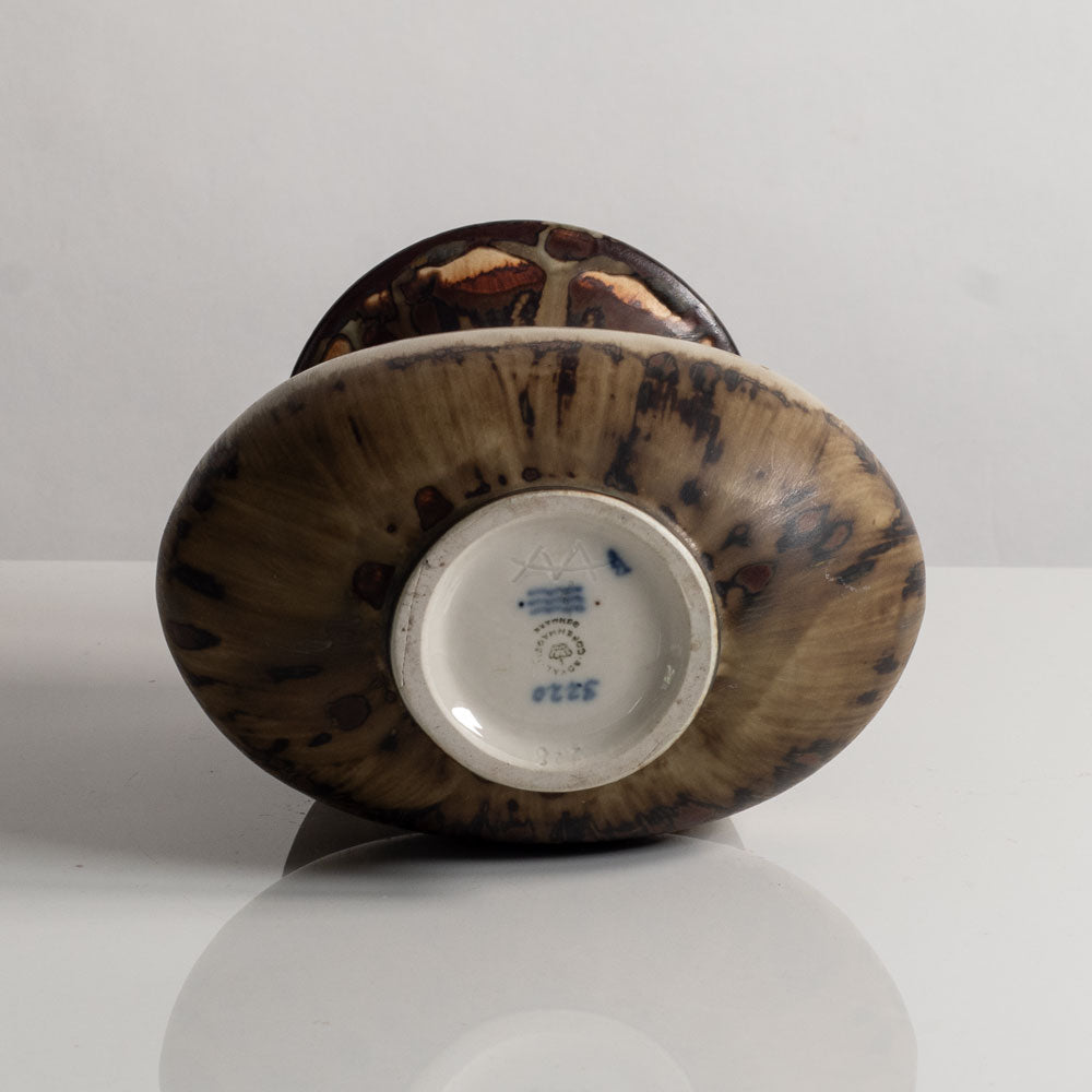 Bode Willumsen for Royal Copenhagen, Denmark, two handled vase with Sung glaze M5478