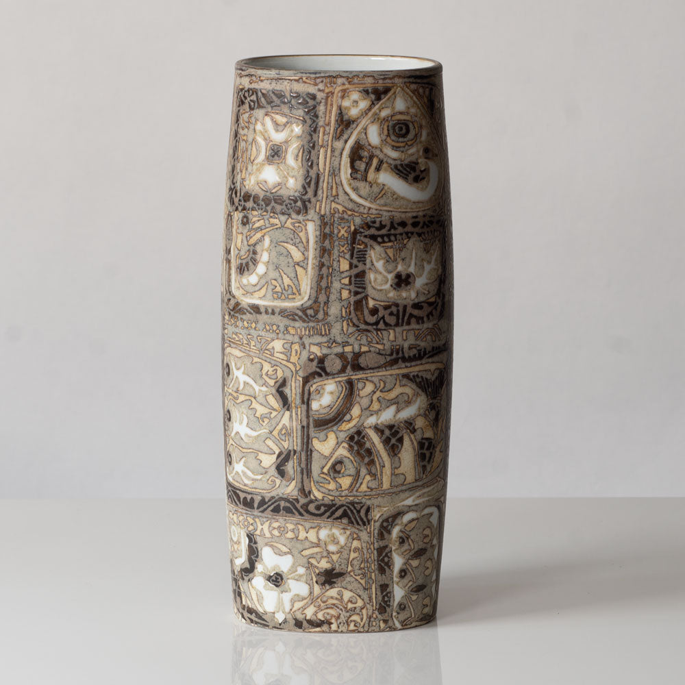 Nils Thorsson for Royal Copenhagen "Baca" vase in brown L3292