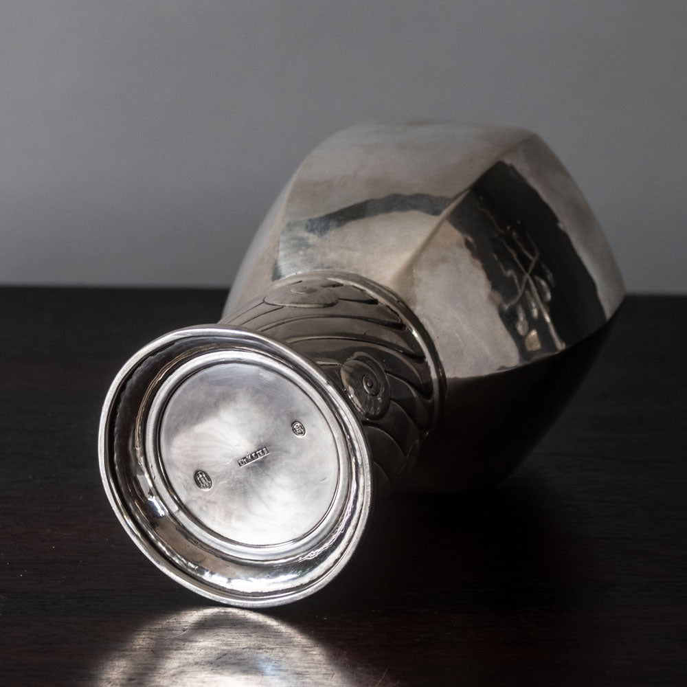 Thorvald Nielsen Meier, Denmark, silver goblet-shaped vase J1496