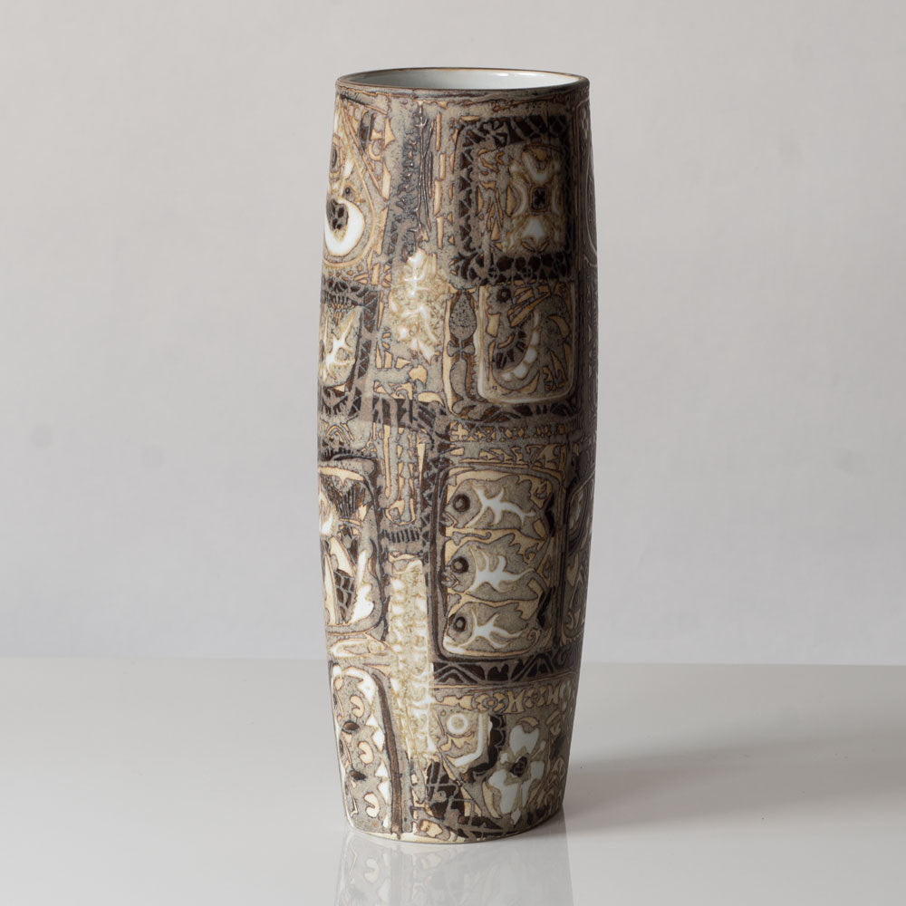 Nils Thorsson for Royal Copenhagen "Baca" vase in brown L3292