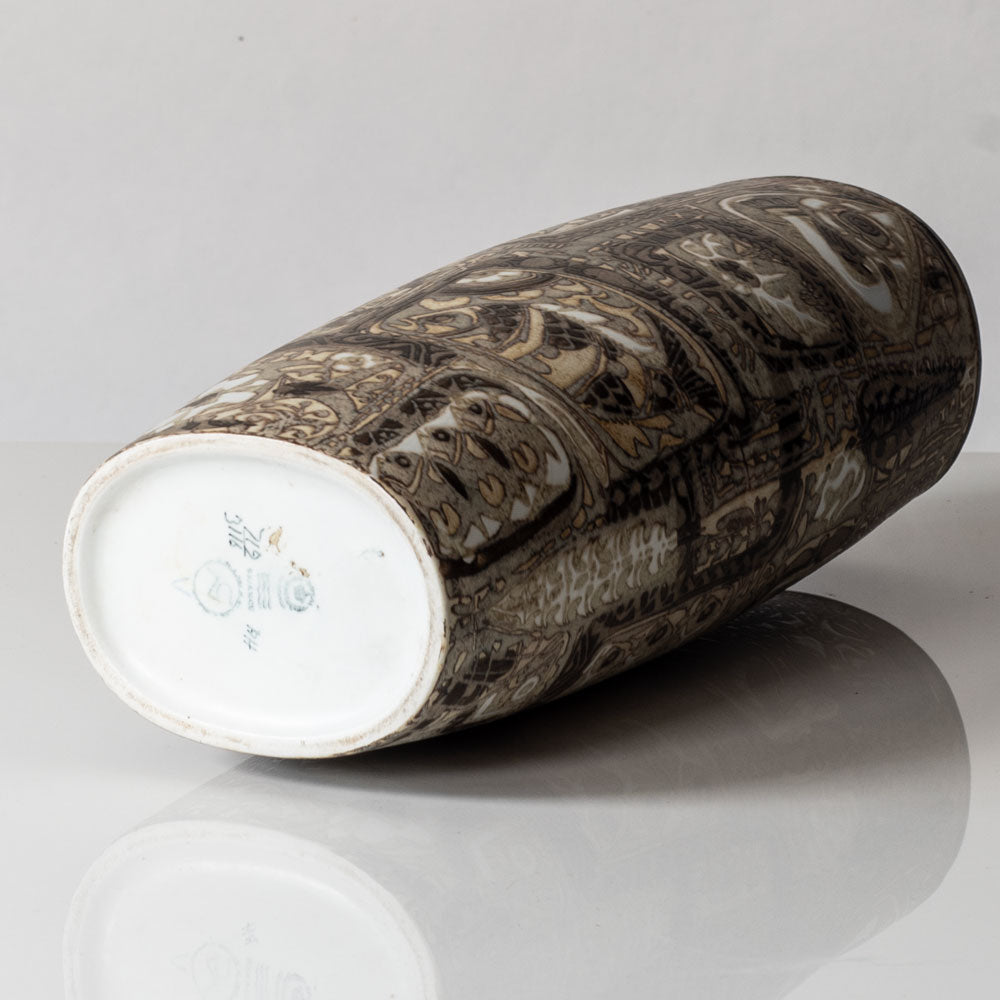 Nils Thorsson for Royal Copenhagen "Baca" vase in brown L3292