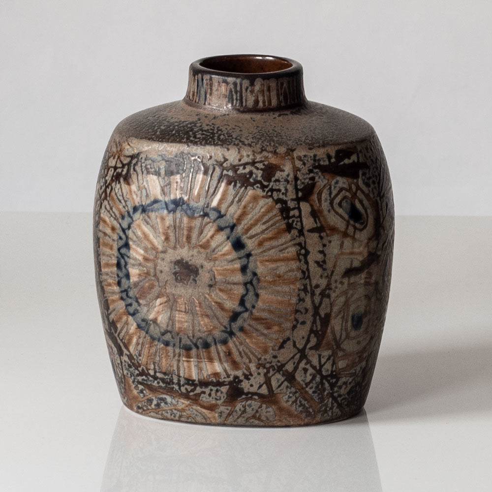 Nils Thorsson for Royal Copenhagen "Baca" vase in brown L3032