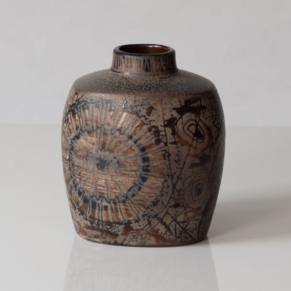 Nils Thorsson for Royal Copenhagen "Baca" vase in brown L3032