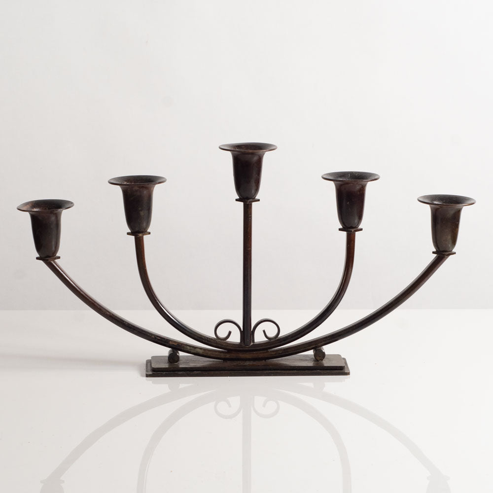 Danish bronze candelabra M5581