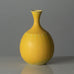 Stig Lindberg for Gustavsberg, Sweden, unique stoneware vase with yellow glaze H1380