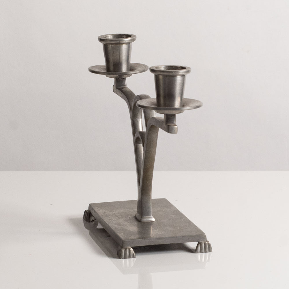 Artium, Norrköping, Sweden, pewter candelabra M4200