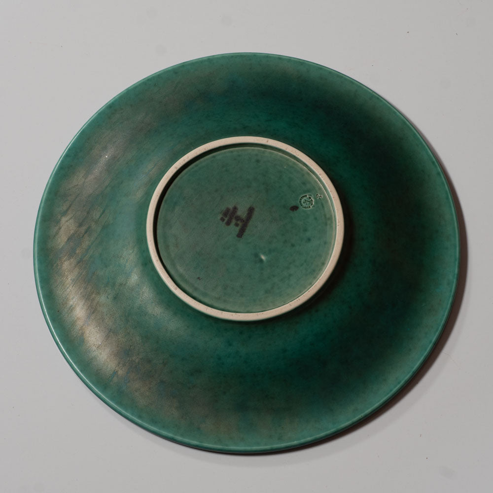 Wilhelm Kage for Gustavsberg, Sweden, "Argenta" dish with mermaid J1680