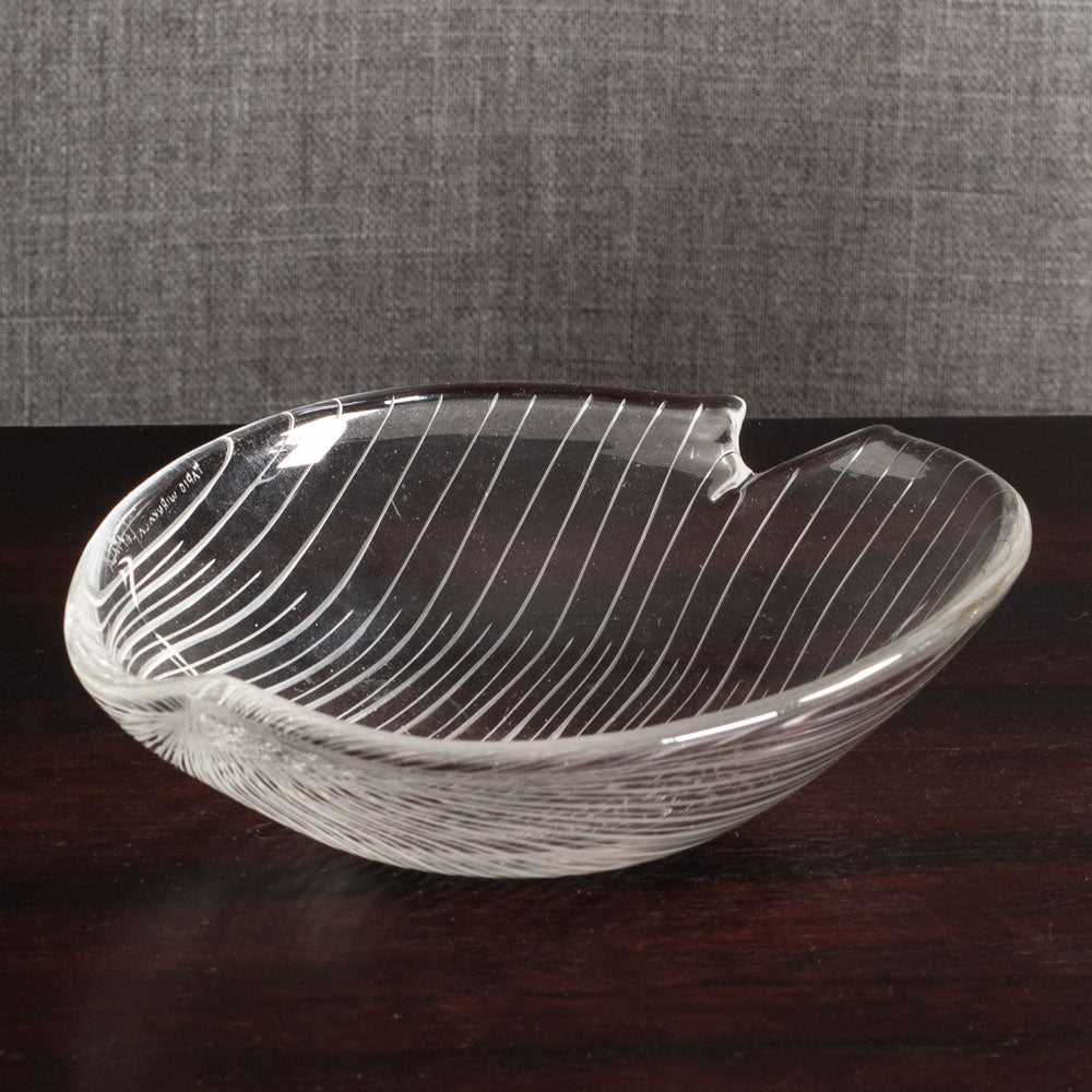 Tapio Wirkkala for Iittala, Finland, engraved dish M5548
