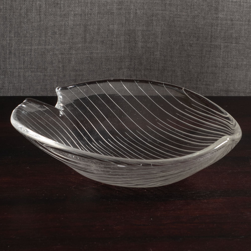 Tapio Wirkkala for Iittala, Finland, engraved dish M5548