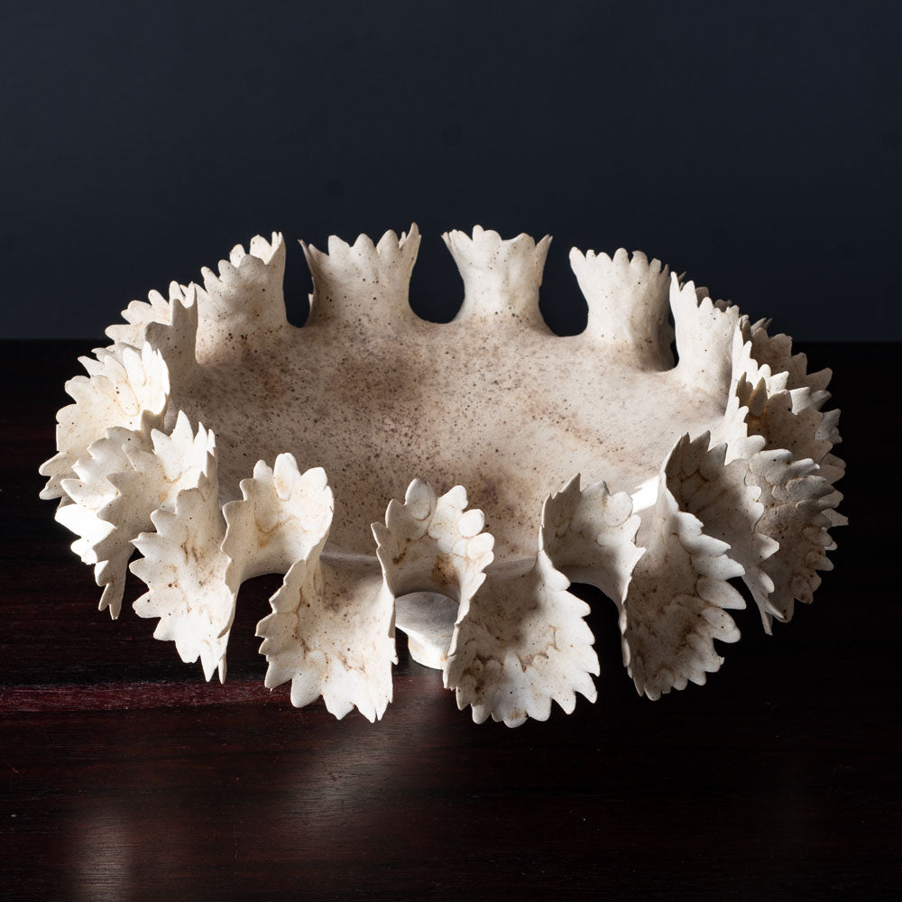 Ursula Morley Price, unique stoneware sculptural bowl L3451