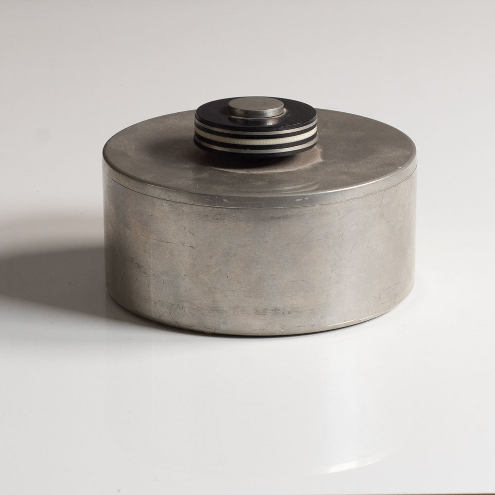 K.E&Co, Swedish, decorated lidded game jar, M4149