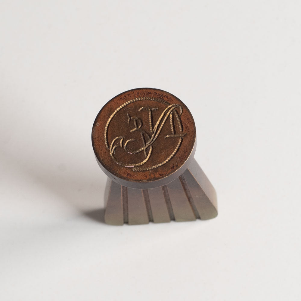 Ystad Metall, Sweden, Art deco bronze seal L3709