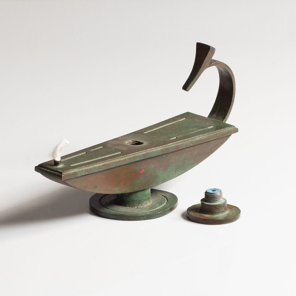 Sune Bäckström, Sweden, art deco oil lamp M4182