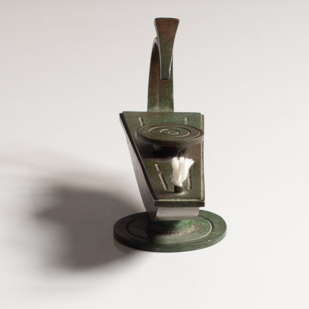 Sune Bäckström, Sweden, art deco oil lamp M4182