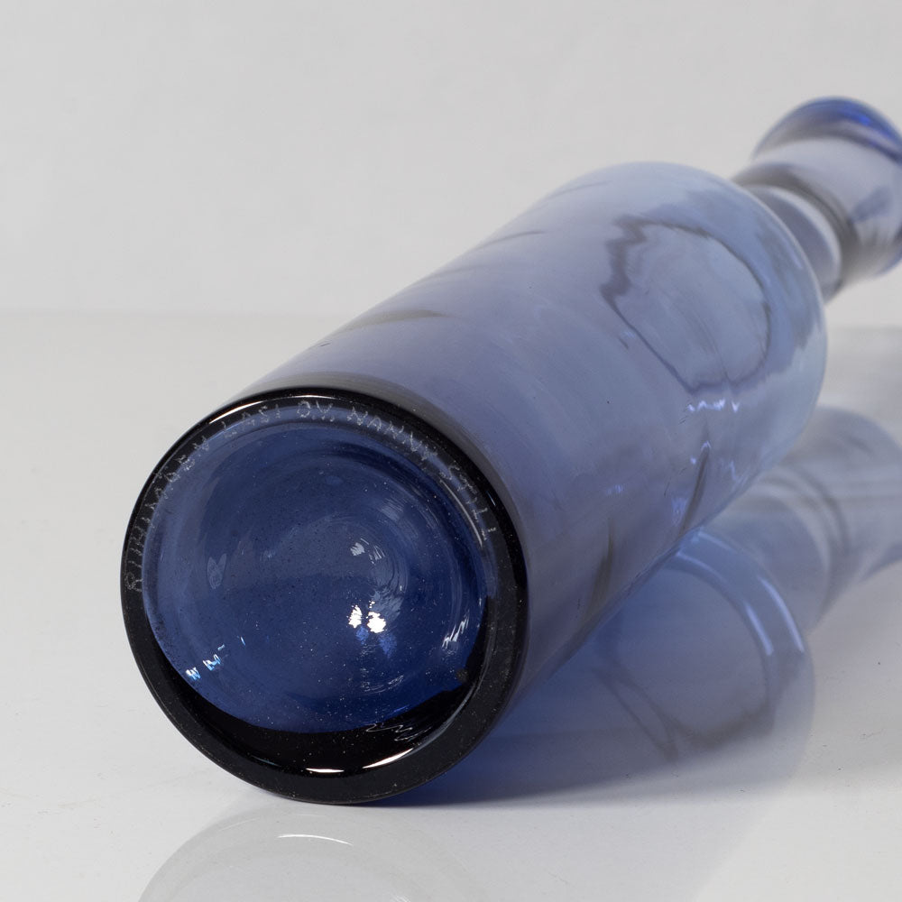 Nanny Still for Rihimaen Lasi Oy, decanter in lavender glass L3249