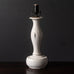 Svend Hammershoj for Herman Kahler Keramik, Denmark, earthenware lamp with white glaze G9398