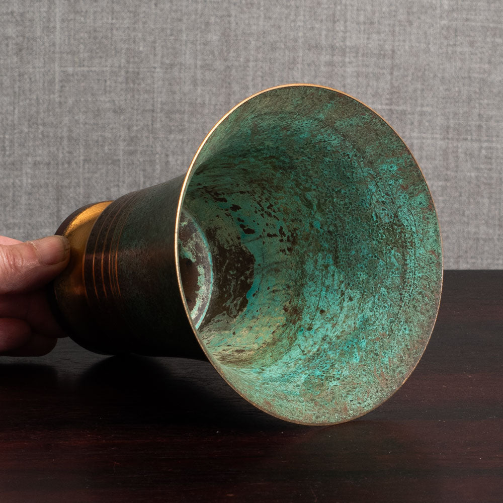 Carl Sorensen, US, patinated bronze vase M5596