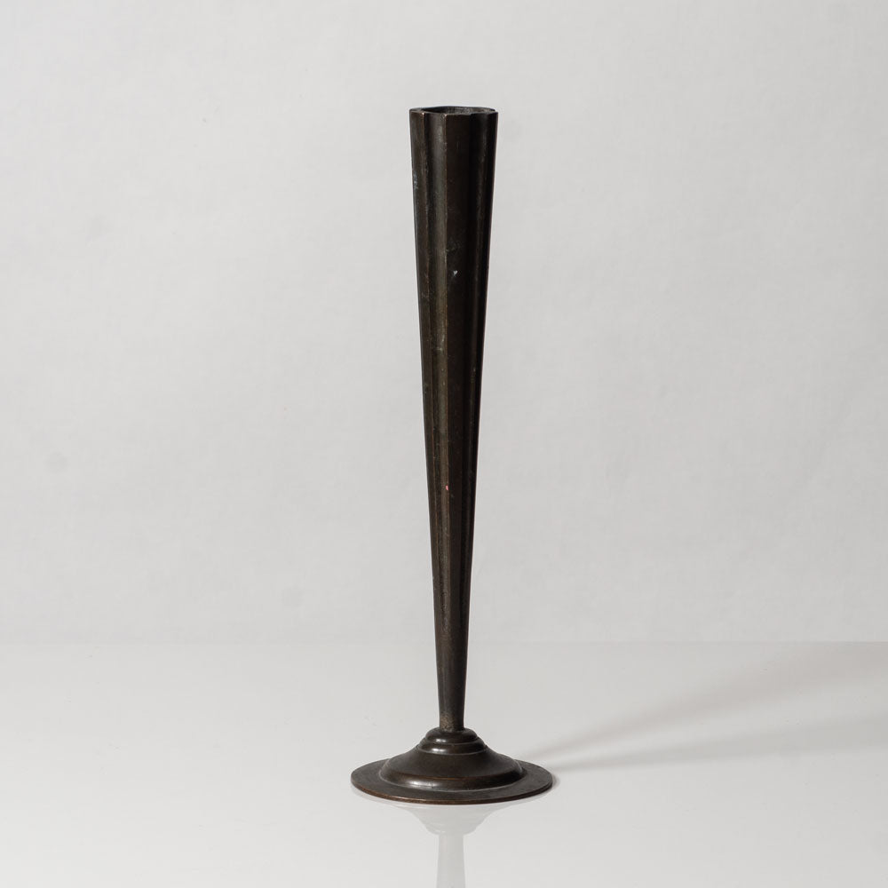 Nilsson & Johansson, Sweden, bronze art deco bud vase L3473