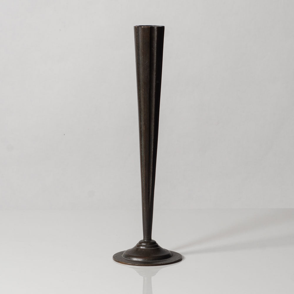 Nilsson & Johansson, Sweden, bronze art deco bud vase L3473