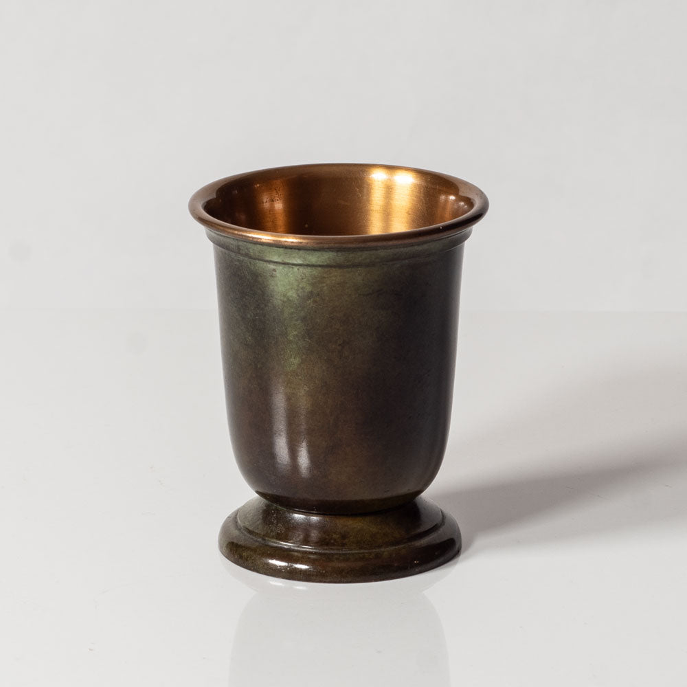 Argentor, Sweden, bronze footed cup L3483