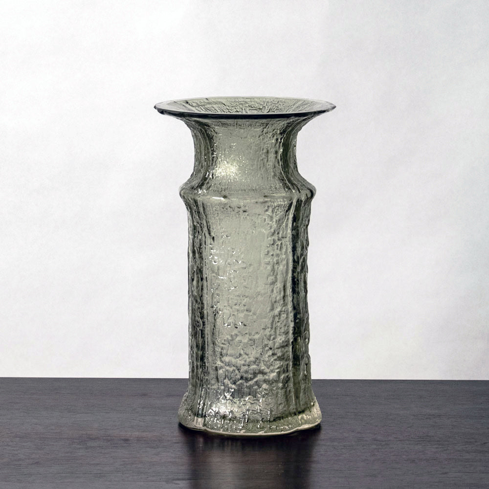Timo Sarpaneva for Iittala, Finland, Finlandia vase in gray glass J1528