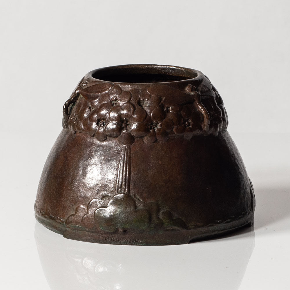 John Färngren, Otto Meyer Foundry, Sweden, art nouveau bronze vase L3633