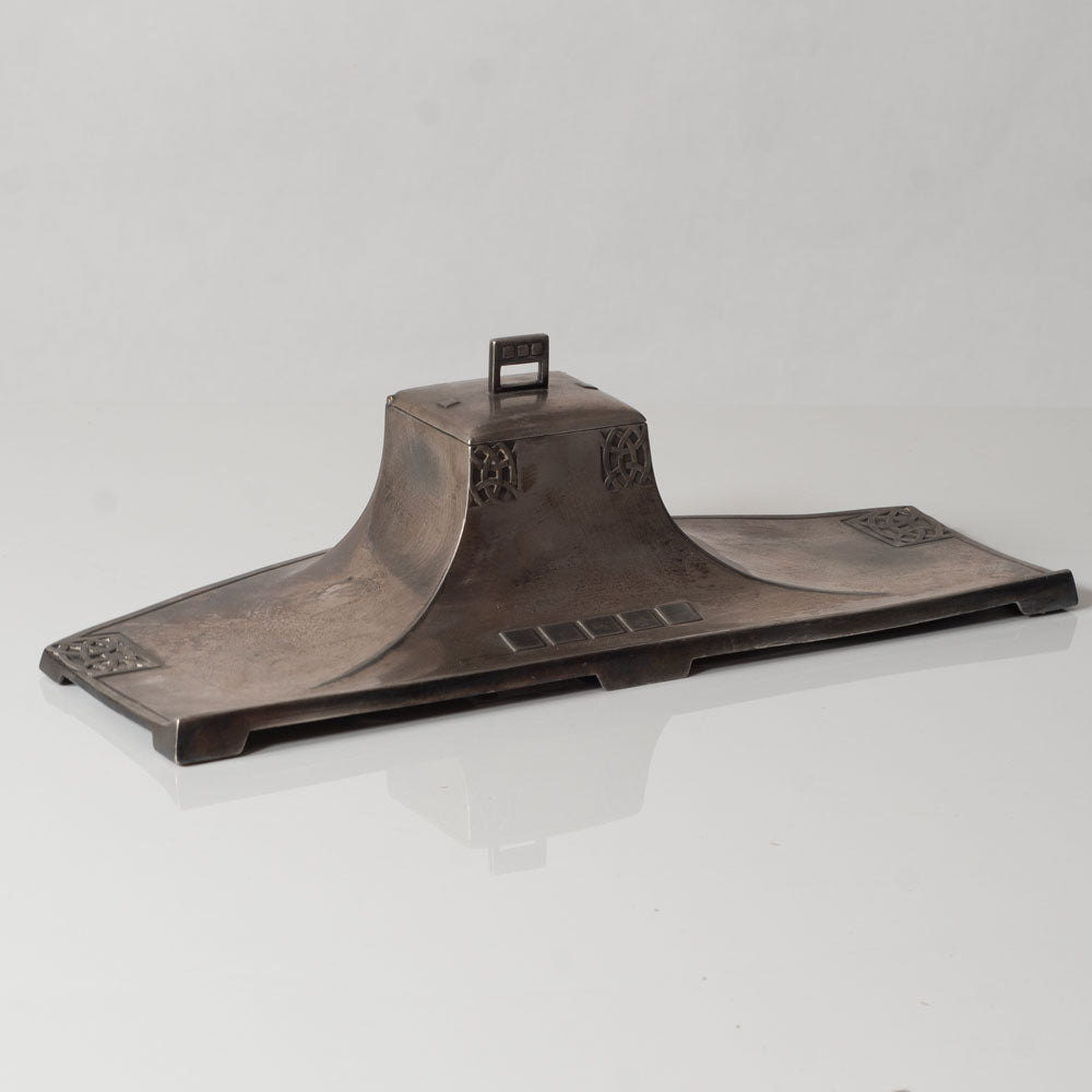 WMF, Germany, pewter inkwell L3324