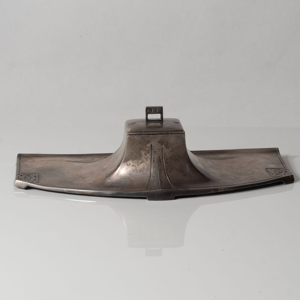 WMF, Germany, pewter inkwell L3324
