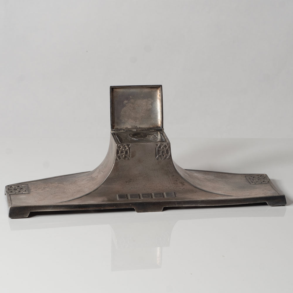 WMF, Germany, pewter inkwell L3324