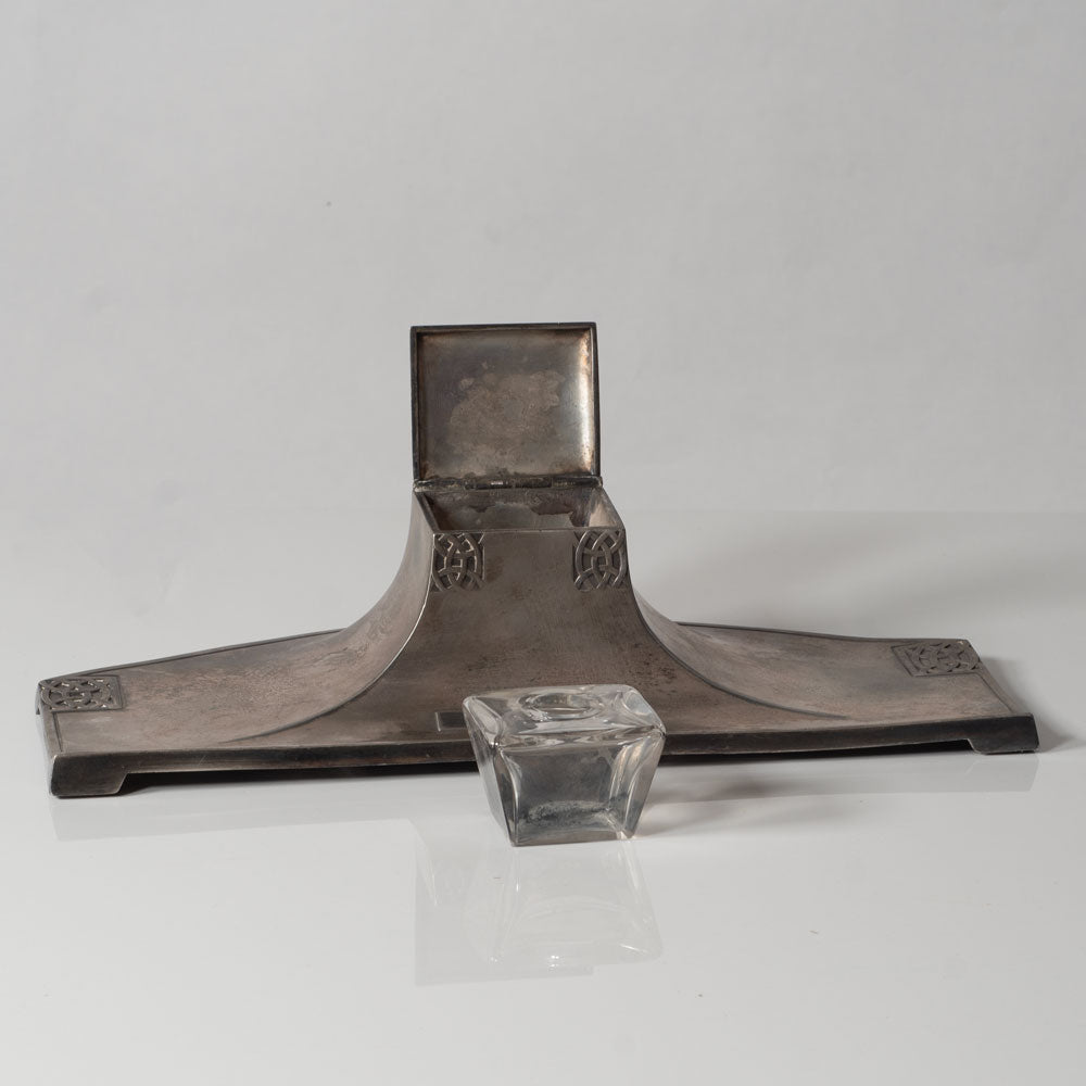 WMF, Germany, pewter inkwell L3324