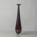 Nils Landberg for Orrefors, Sweden, "Expo" vase in red glass J1486