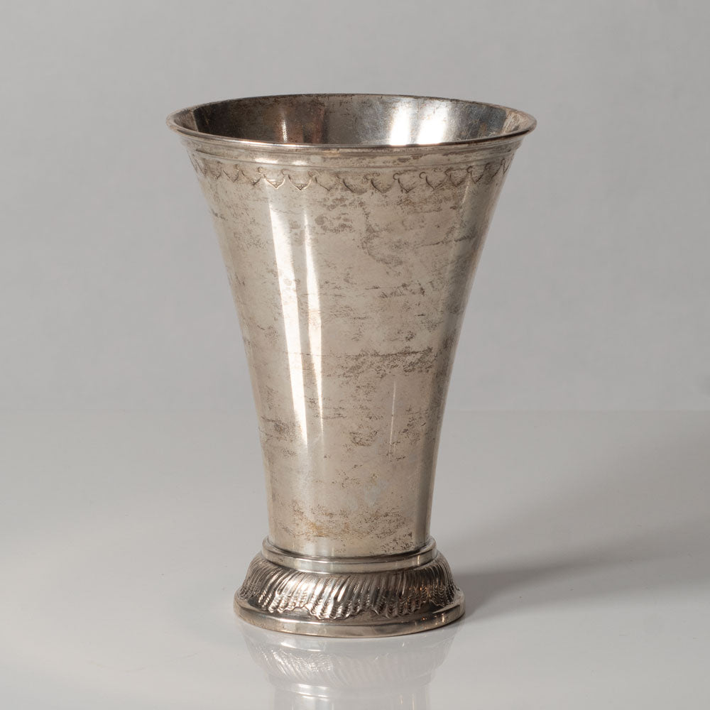 AB Hellsten, Sweden, art nouveau silver footed vase K2407