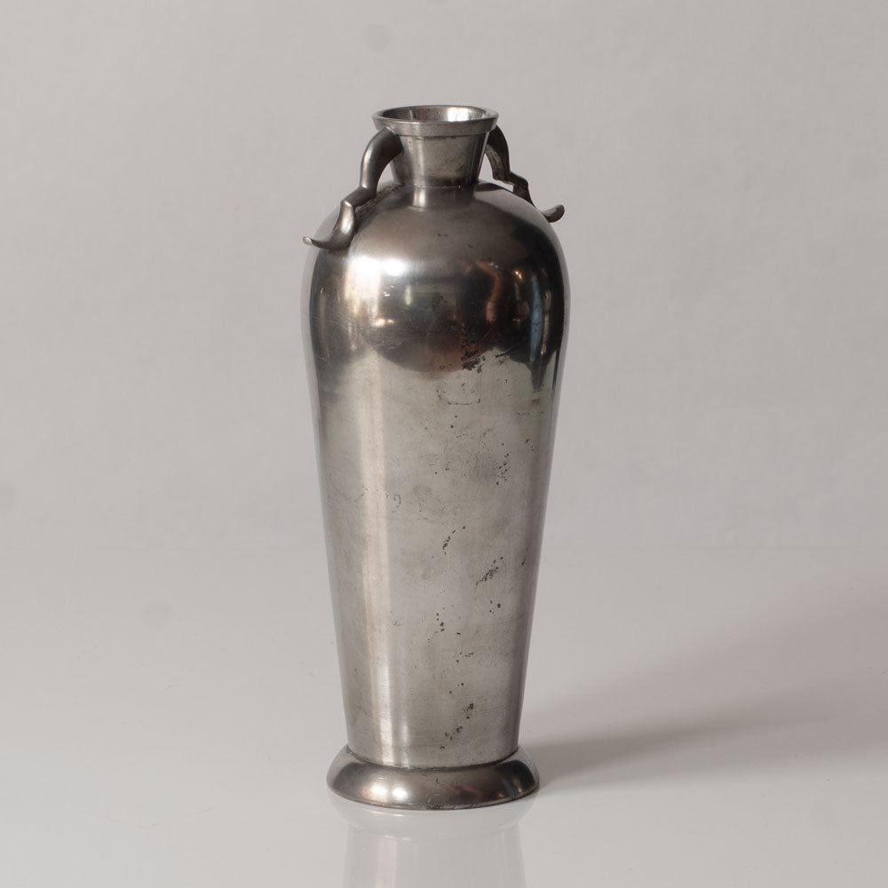OH Lagerstedt, Sweden, art deco pewter vase L3434
