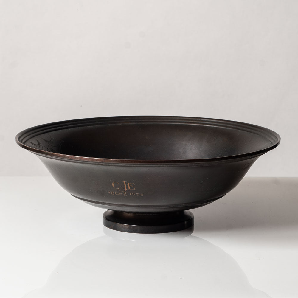 Nilsson & Johansson, Sweden, bronze art deco bowl L3474