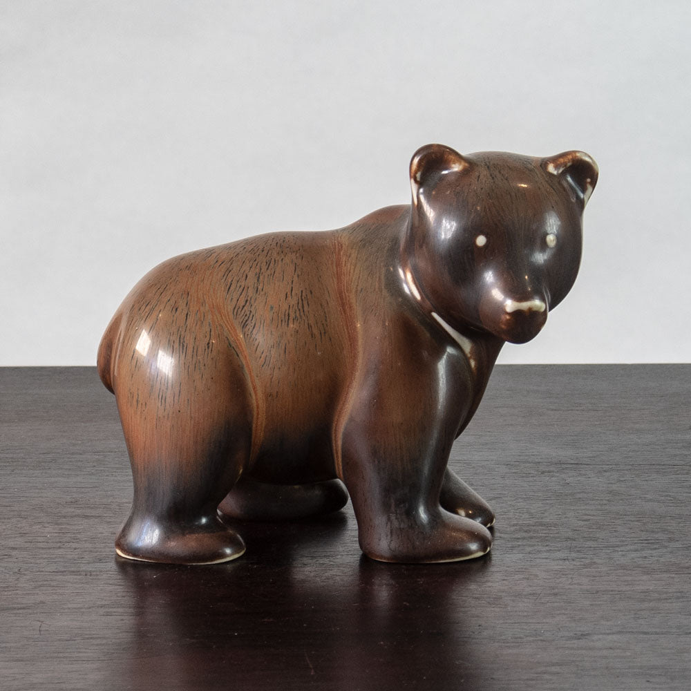 Gunnar Nylund for Rörstrand, Sweden, stoneware figure of a bear H1375