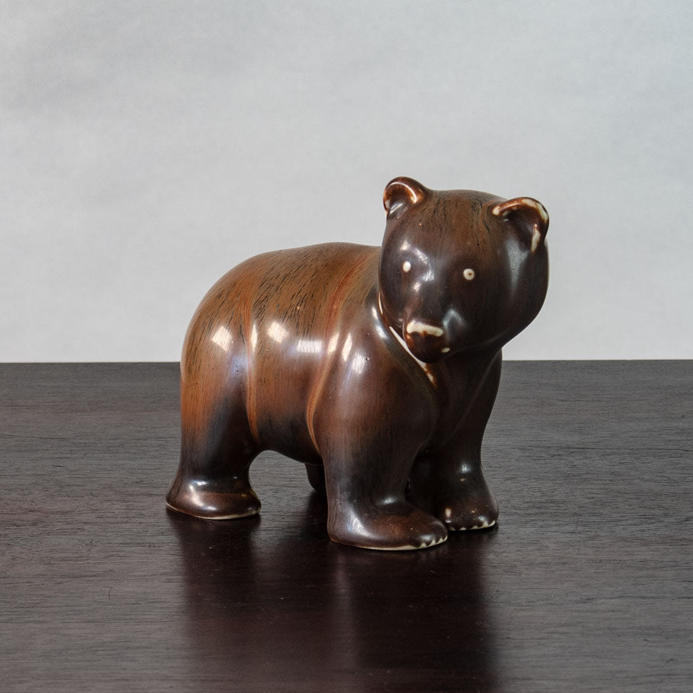Gunnar Nylund for Rörstrand, Sweden, stoneware figure of a bear H1375