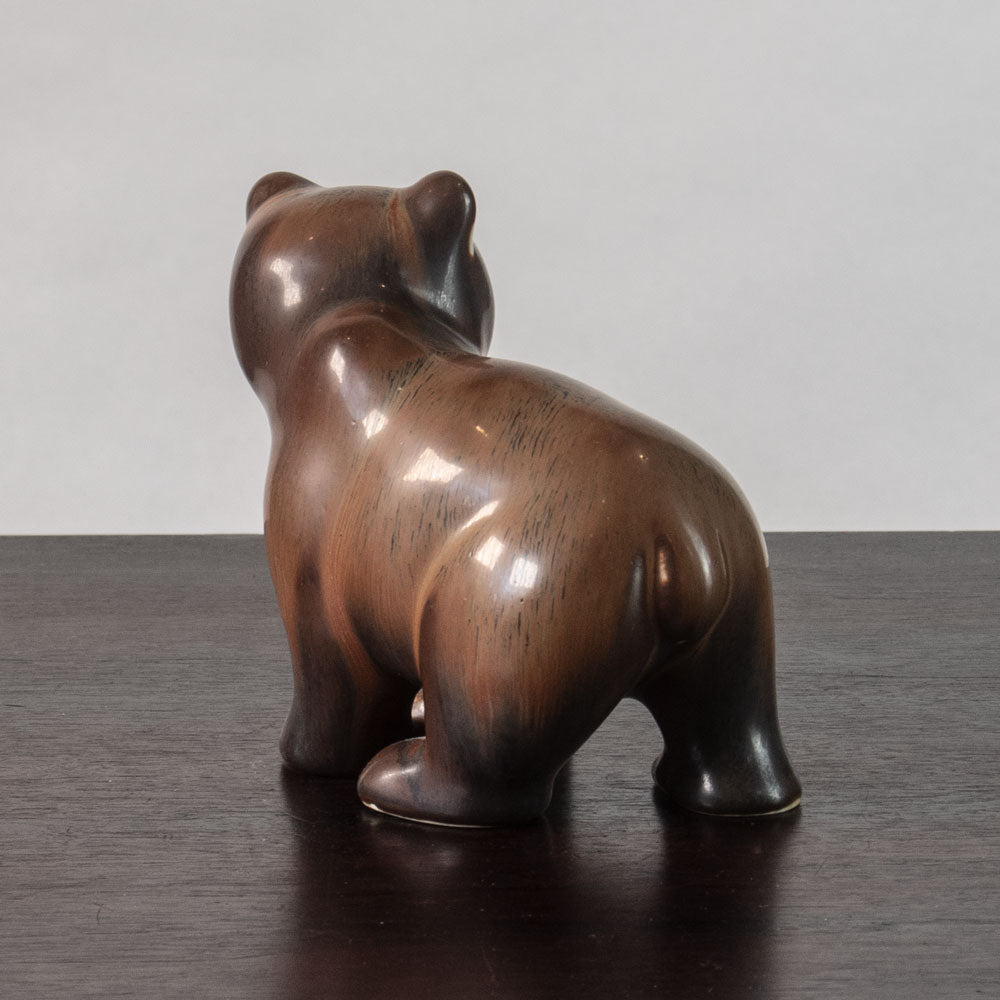 Gunnar Nylund for Rörstrand, Sweden, stoneware figure of a bear H1375