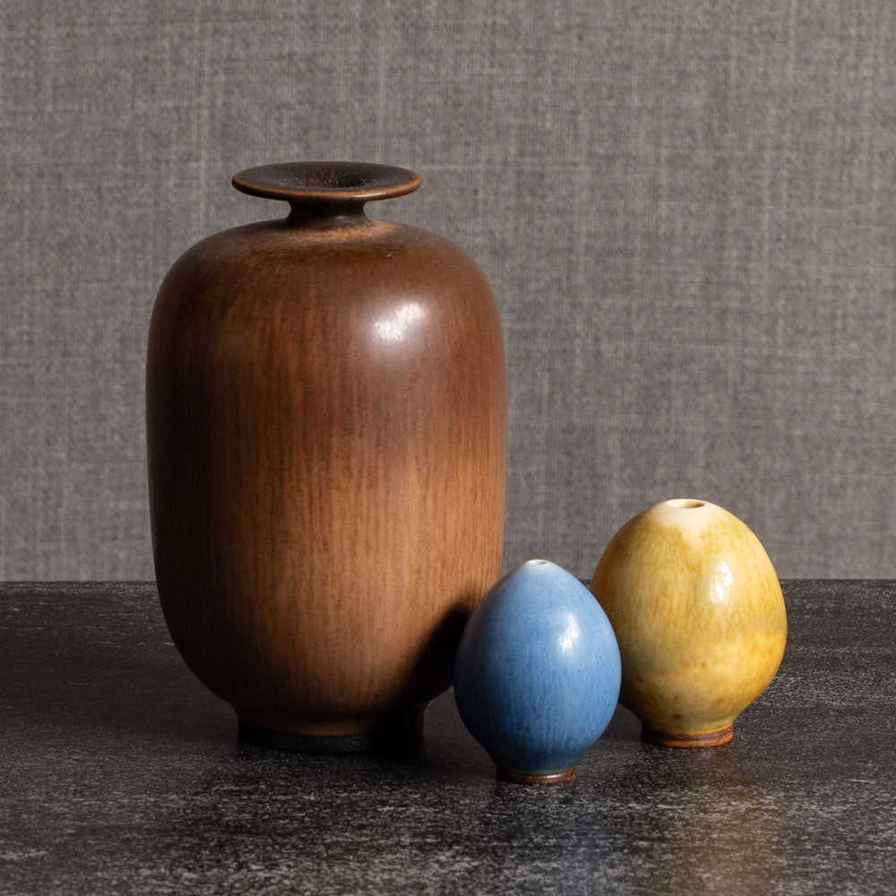 Group of vases by Berndt Friberg for Gustavsberg, Sweden